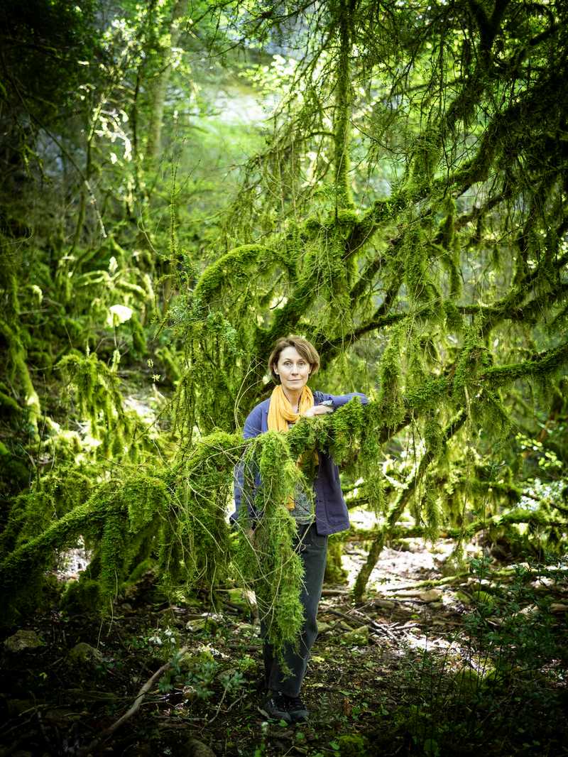 Stéphanie Bodet, près du village de Buoux (Vaucluse), le 8 avril 2025